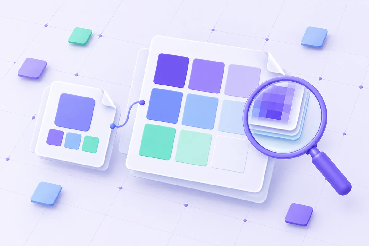 Color or image detail reviewed alongside its original input.