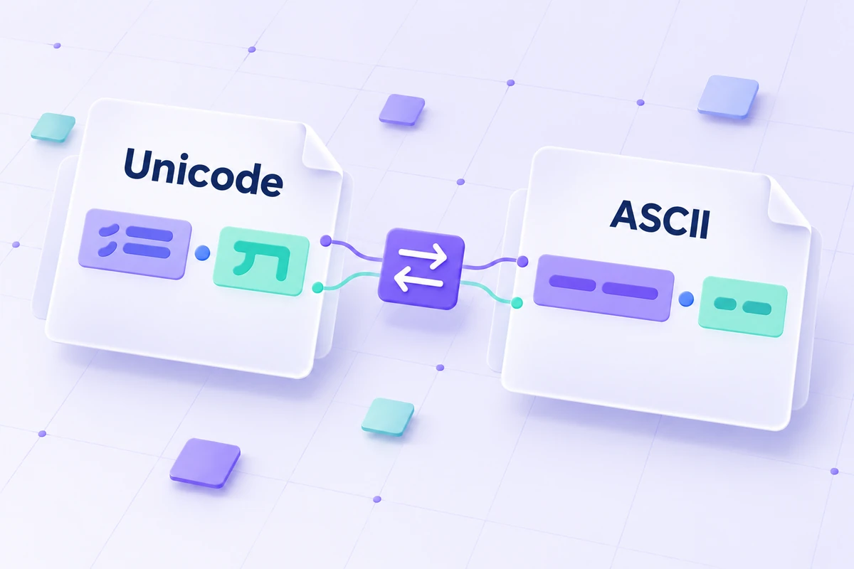 Unicode and ASCII hostname representations connected label by label.
